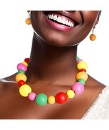 Rainbow Wood Necklace - €39,22 EUR
