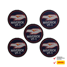 Top Gun Maverick Flight Pilot Aviator USN Fighter Weapon School Embroidery Badge - £27.97 GBP