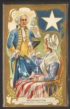 George Washington Flag Star Patriotic 1913 postcard - £4.35 GBP