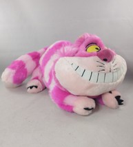 Alice in Wonderland Plush Cheshire Cat Pink 18&quot; Authentic Genuine Disney... - £11.59 GBP