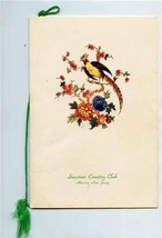 Seaview Country Club Dinner Dance Menu Absecon New Jersey 1980 - £37.89 GBP