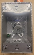 New Weatherproof bell box, 1 Gang, 3/4&quot; 3 hole, like 5324-0 - $222.22 MXN+