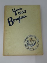 1953 St. Francis Borgia High School Yearbook Washington, MO Borgian - $18.95