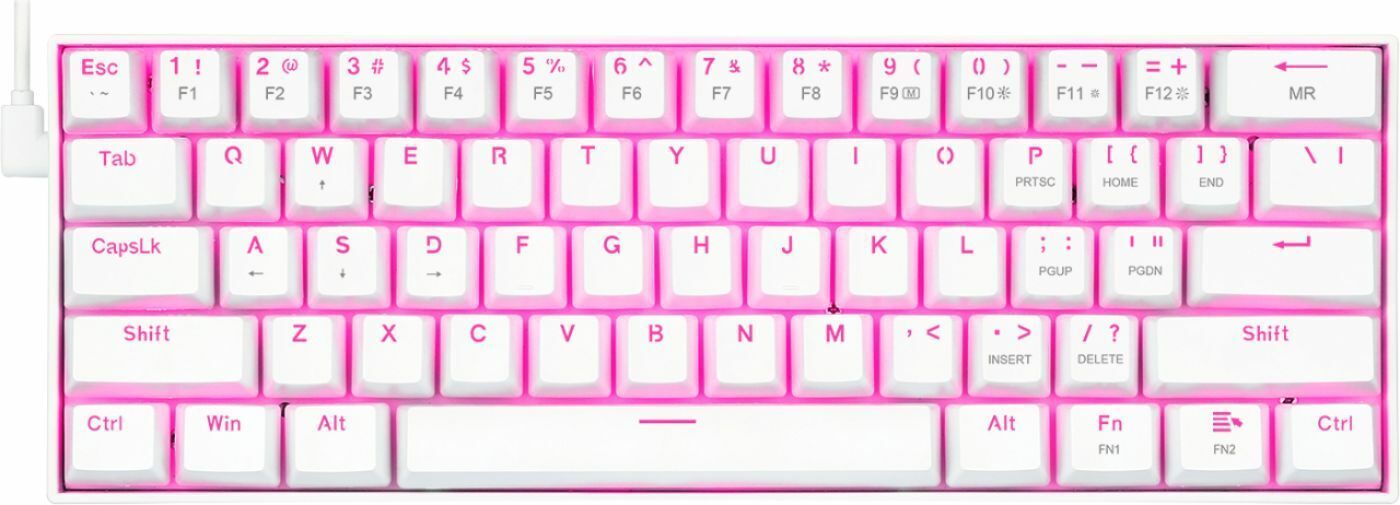 REDRAGON - K630W Dragonborn TKL Wired Gaming Mechanical Brown Switch Keyboard...