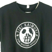 Tiki Kaimuki Fine Boozing Vessels T-Shirt size XL Mens NorCal Mug Maker Old Logo - £23.08 GBP