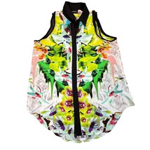 Prabal Gurung Target XS Orchid Mirror Print Alternative Punk Edgy Grunge Rock - £14.54 GBP