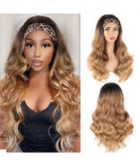 Headband Wig Long Wavy Headband Wigs for Women  Syntheitic Wig  - €34,98 EUR