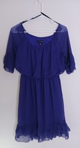 Jodi Kristopher Dress Women S Purple Sheath Short Cold Shoulder 3/4 Slee... - $186.60 MXN