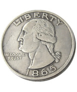 US 1865 Washington Head Silver Dollar Copy Coin - £7.87 GBP