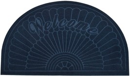 Half Round Welcome Mat for Front Door Outdoor Indoor Rubber Backing Non ... - $14.95
