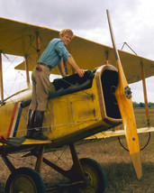 The Great Waldo Pepper Robert Redford Standing On Vintage Bi-Plane 16x20 Canvas - £55.87 GBP