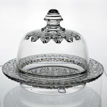 O&#39;Hara Bartholdi Covered Butter Dish, Antique c1885 EAPG Daisy &amp; Button ... - £35.26 GBP