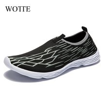 Men&#39;s Casual Shoes Summer Lightweight Breathable Mesh Shoes Male Outdoor Quick D - £43.67 GBP
