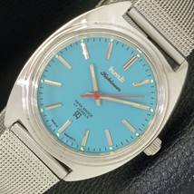 HAND-WINDING Hmt Indian Mens Turquoise Blue Color Dial Watch a433002-1 - $21.99