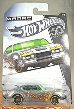 2018 Hot Wheels 50th Anniversary Zamac 5/8 &#39;68 OLDS 442 Zamac w/Black DD8 Spokes - £6.75 GBP