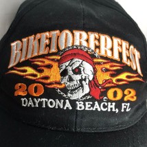 Biketoberfest 2002 Daytona Beach Florida Hat Baseball Cap Beach Club Biker VTG - £9.75 GBP