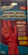 Ladies Pink Heavy Duty Reusable Cleaning Gloves - £13.58 GBP
