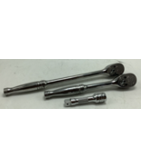 LOT OF 3    2 Snap On 3/8 Ratchets And 3in Extension, F830, FL830, FXK3 - £102.96 GBP