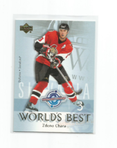 Zdeno Chara (Ottawa Senators) 2004-05 Upper Deck World&#39;s Best Insert Card #WB20 - £3.91 GBP