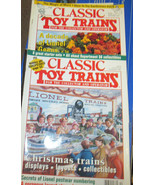 2 CLASSIC TOY TRAINS NOV 1996 &amp; DEC. 1997 MAGAZINES - $216.88 MXN