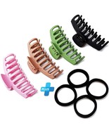 HEYTALIA Claw Hair Clips for Women &amp; Girls 4 Pack For All Hair Types Lar... - $14.93 CAD