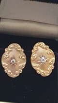 Antique Victorian 14K Gold .25cts Old European Cut VS Diamonds Studs Ear... - $855.00