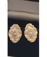 Antique Victorian 14K Gold .25cts Old European Cut VS Diamonds Studs Ear... - $855.00