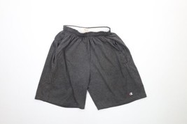 Vtg 90s Champion Mens Large Faded Classic Logo Above Knee Shorts Charcoal Gray - £31.80 GBP