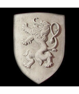 Rampant Lion English Scottish symbol Shield art plaque - €21,18 EUR