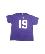 Minnesota Vikings NFL Men Majestic Thielen #19 Name &amp; Number T-Shirt Pur... - £23.18 GBP