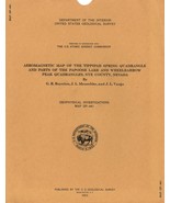 USGS Aeromagnetic Map: Tippipah Spring and Part of Papoose Lake Wheelbarrow Peak - £10.52 GBP