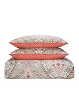 MSRP $200 Sky Calista Comforter Cover Set Beige/Pink Size Twin - $63.55 CAD