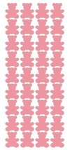 1&quot; Pink Teddy Bear Stickers Baby Shower Envelope Seals School arts Crafts  - $1.99+