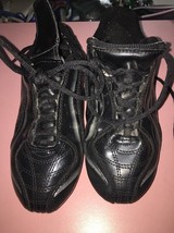 Rawlings Youth Baseball Softball  Cleats Shoes  SZ 1 Black Silver Unisex... - £18.10 GBP