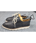 Trask Shoes Women&#39;s 7M Lena Black Leather Cut Out Laces Fashion Sneaker ... - €34,98 EUR