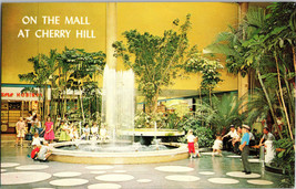 View of Cherry Court inside Cherry Hill Mall  New Jersey Vtg Postcard - £3.89 GBP