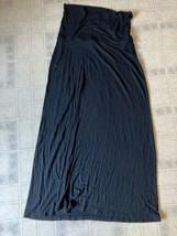 Gap Maternity Full Panel Maxi Skirt Size Medium- Black- Modest No Slit - £18.20 GBP