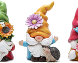 Spring Gnome Decorations Flower Gnomes Ornaments Set of 3 Decor Summer G... - £29.21 GBP