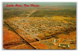 Birds Eye View Santa Rosa New Mexico NM UNP Chrome Postcard H19 - £2.29 GBP