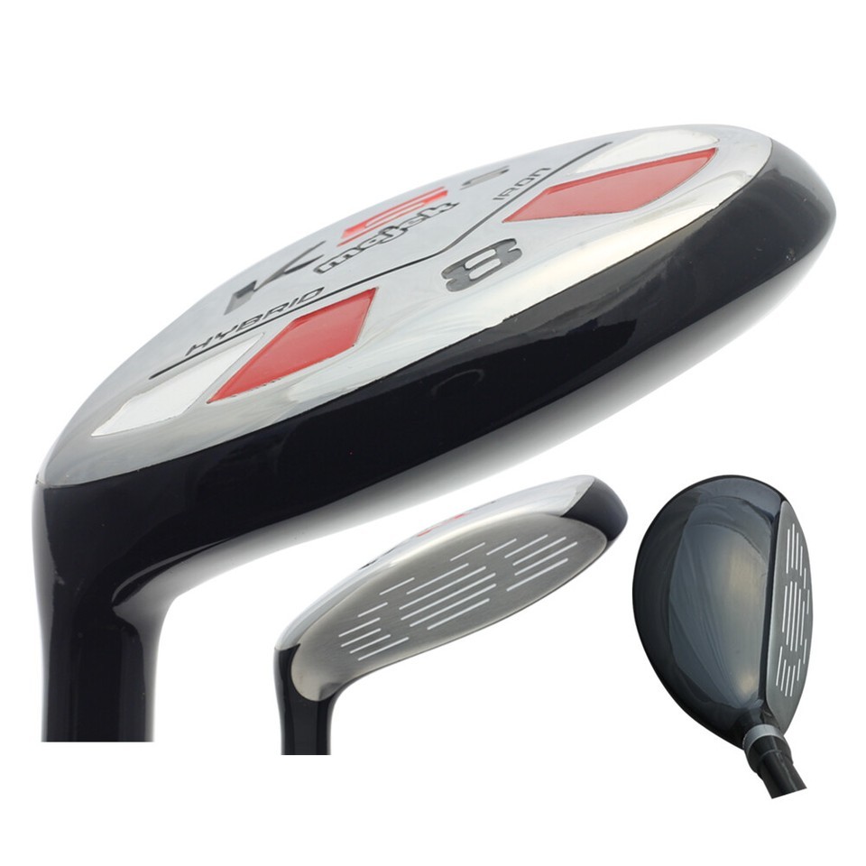 Left Hand-Majek Golf +2&quot; than Std XL Tall Men&#39;s #8 Hybrid Regular &quot;R&quot; Fl... - $97.95