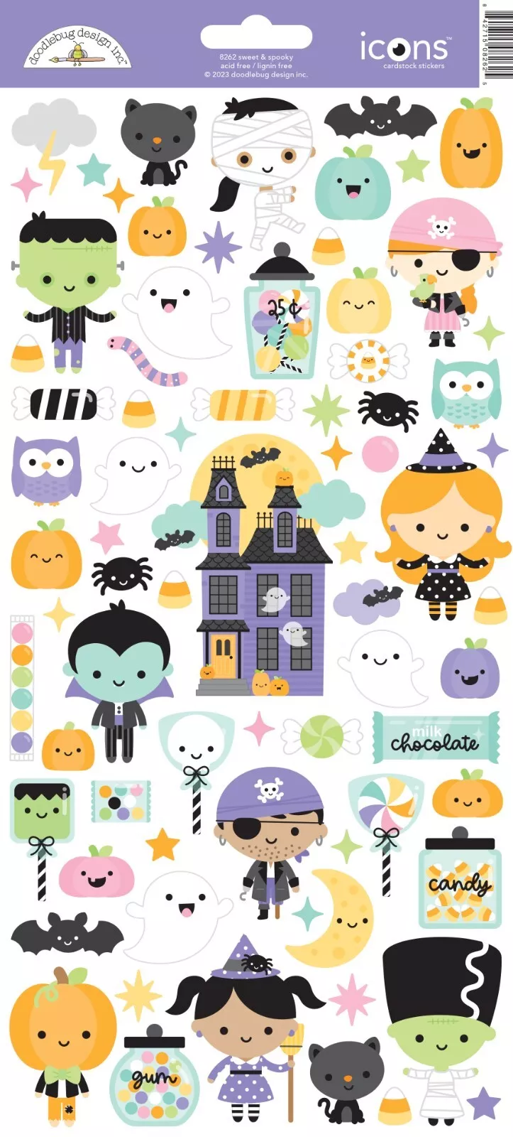 Stickers Sweet &amp; Spooky Halloween Haunted House Kids Candy - $14.99