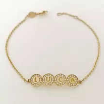 Custom Diamond Bubble Bracelet - €772,20 EUR