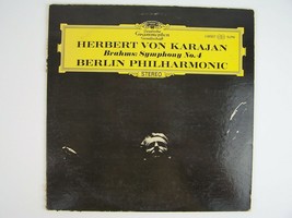 Brahms Herbert von Karajan Berliner Philharmoniker Symphony No 4 Vinyl LP Record - £10.97 GBP