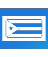Flag of Puerto Rico Reusable Stencil (Many Sizes) - £7.03 GBP+