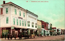 Vtg Postcard 1908 Commercial Row  Reno, NV - Ed Mitchell Pub Palace Oberon L5 - £27.14 GBP