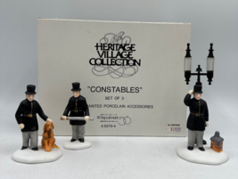 Department 56 Heritage Village Constables Set of 3 Figurines #5579-4 Christmas - £17.99 GBP