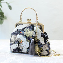 Women Butterfly Embroidery Evening Bag Fashion Elegant Ladies Party Clutch Bags  - £29.85 GBP