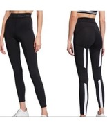 Kendall &amp; Kylie Black Compression High Waisted Leggings Size Small  - £27.25 GBP