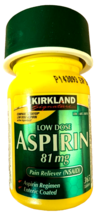 Kirkland Signature Low Dose Aspirin 81mg 1 Bottle 365 Tablets EXP 12/2027 - $8.69