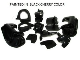 BLACK CHERRY Lower Vented Leg Fairings Harley Touring Road King Glide FL... - $185.22